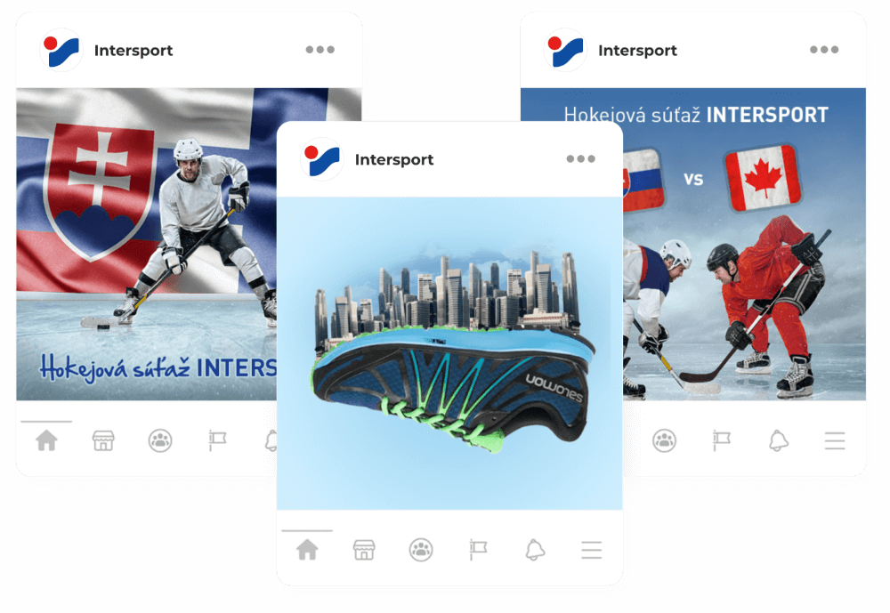 Facebook reklama Intersport